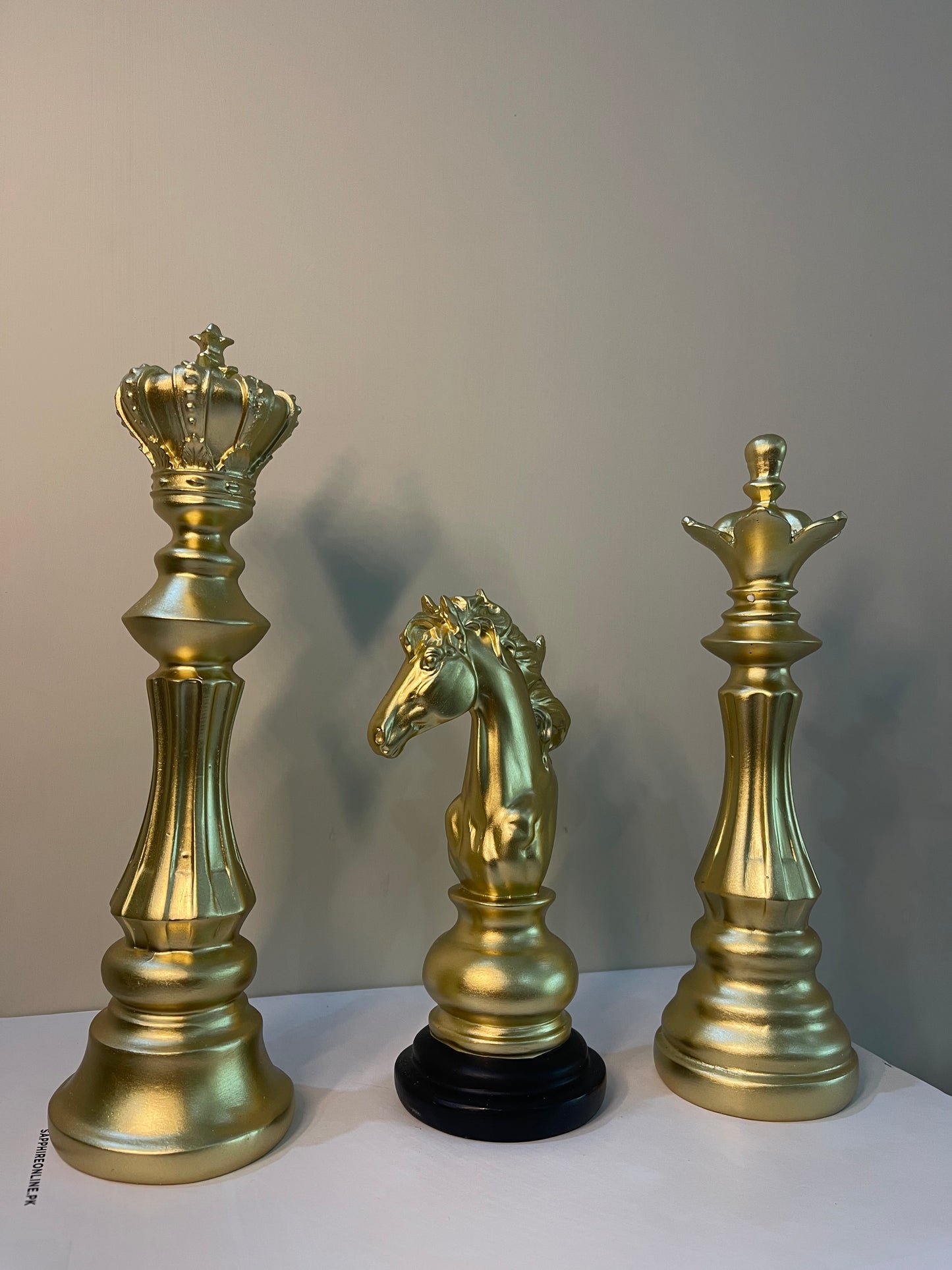 (IMPORTED)-Luxury 3-Piece Décor Set Gold ( Medium Size)