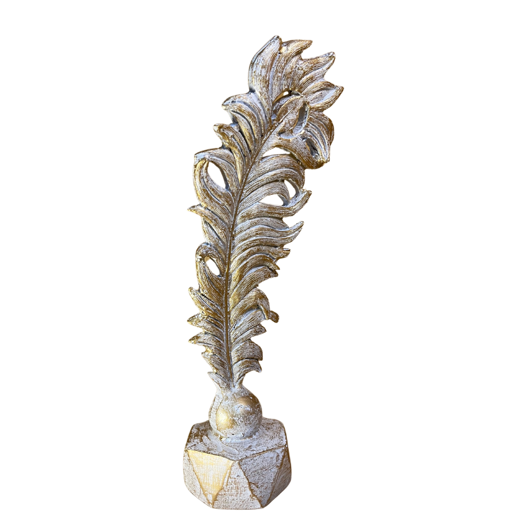 Resin Feather Statue