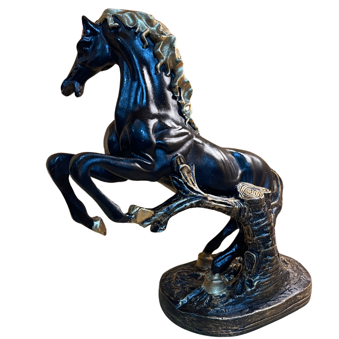 (IMPORTED) - Modern Galloping Horse Statue (Large size)