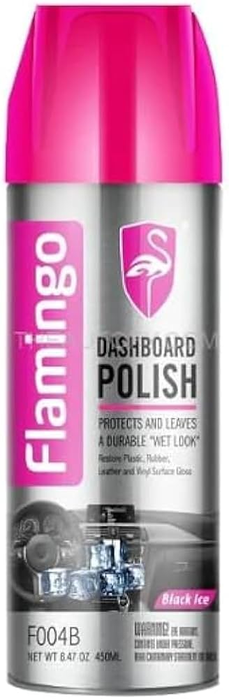 Flamingo Dashboard Polish 450ml – Shine & Protect Your Interior