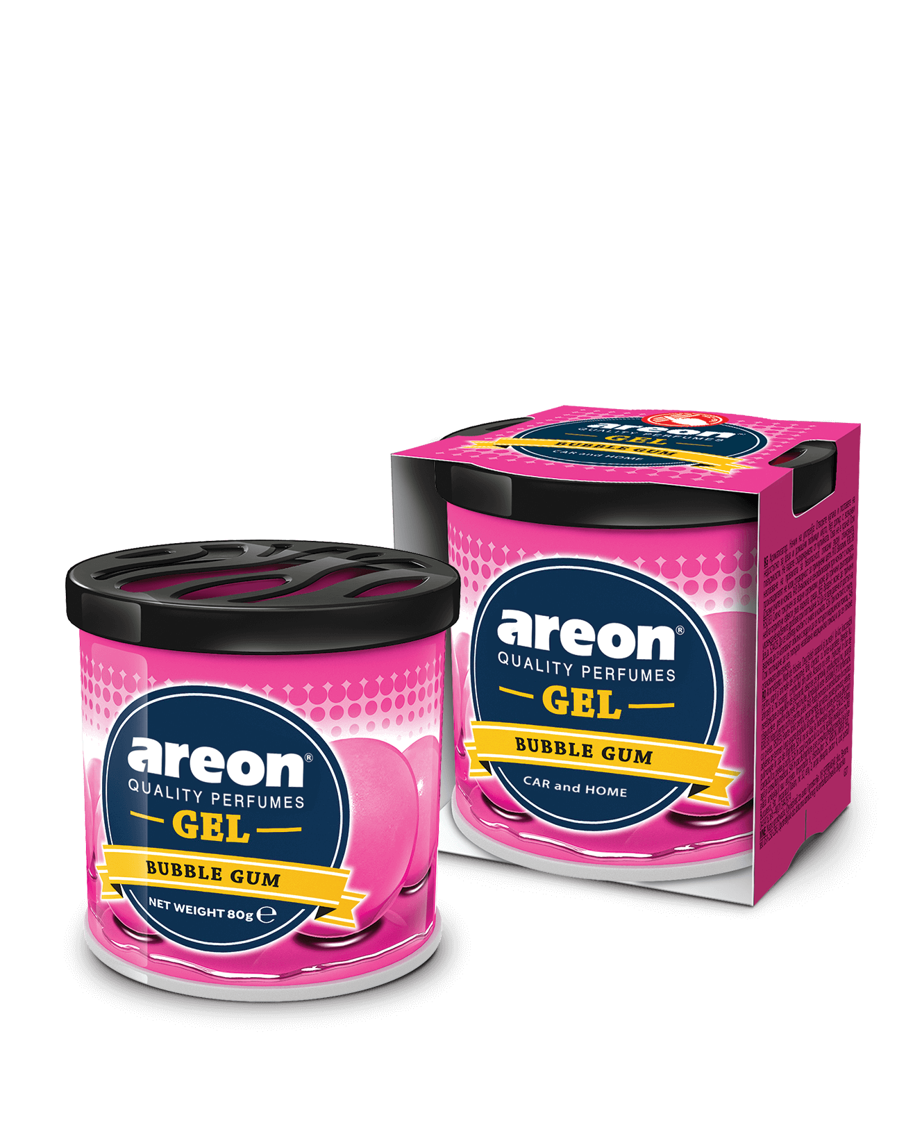 Areon Gel Car Perfume – BUBBLE GUM – Perfume Gel