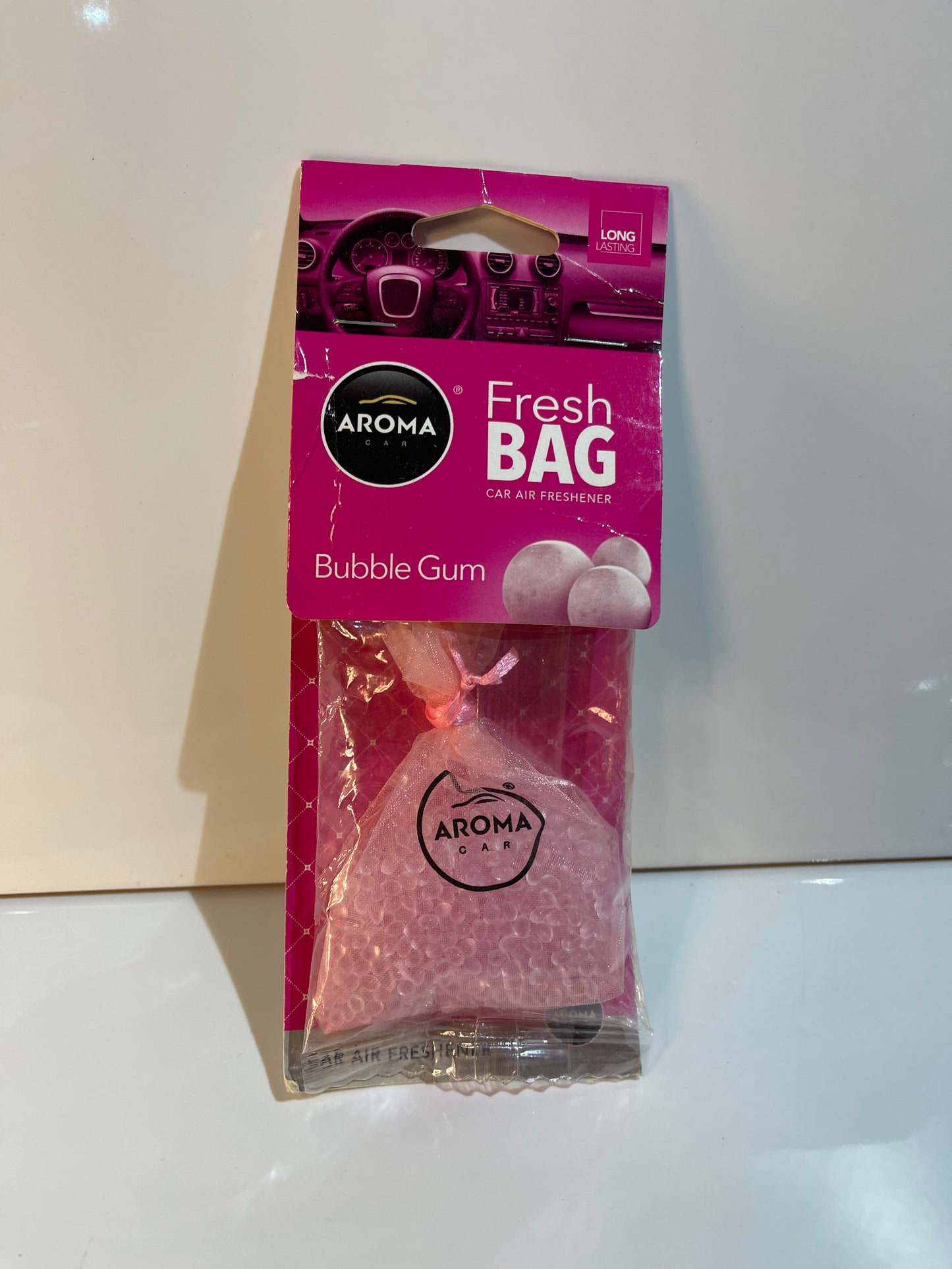 Aroma Bubble Bag Car Air Freshener – Bubble Gum Scent | Bold & Sophisticated Aroma