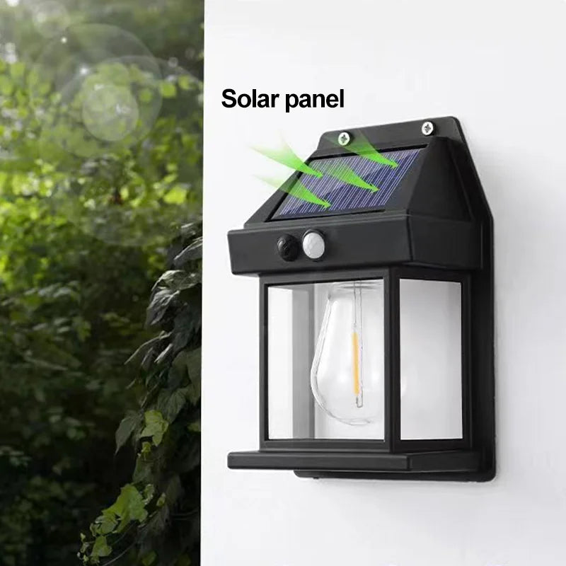 Durable outdoor solar LED lamp for gardens - TechCarHome
