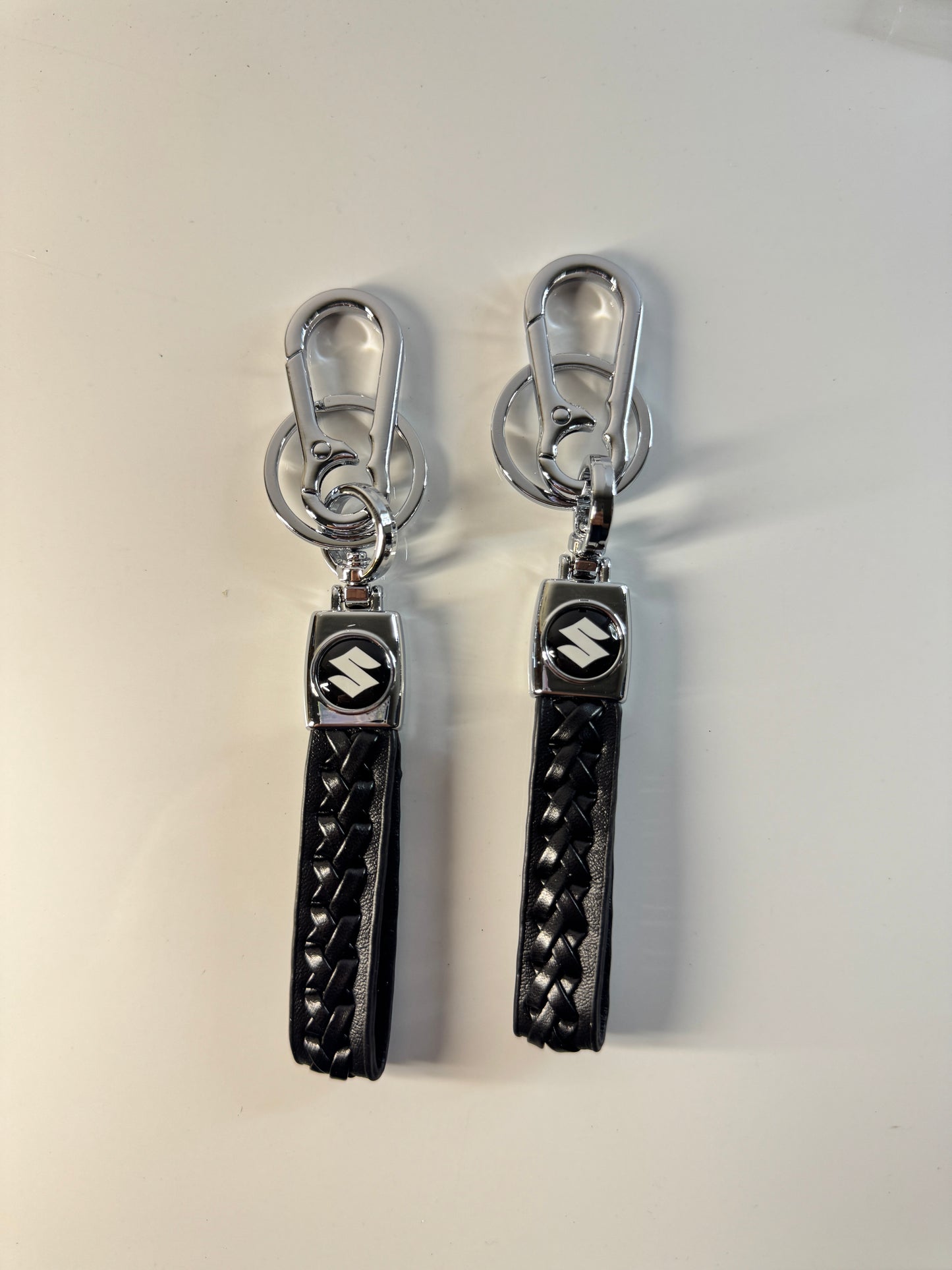 Elegant Leather Braided Keyring – Toyota, Honda & Suzuki Compatible – Tech Car Home Pakistan