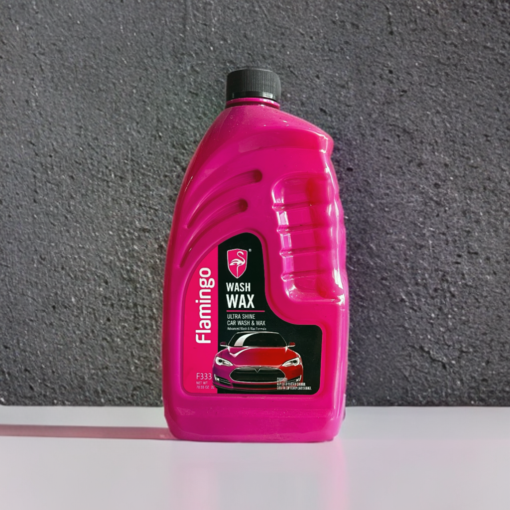 Flamingo Wash & Wax 2L – dual-action car wash solution featured by TechCarHome
