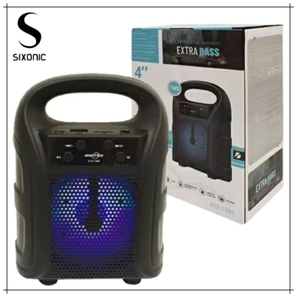 GTS 1386 Rechargeable Wireless Speaker – Compact Design