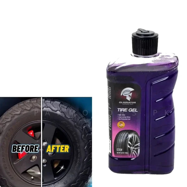 Gladiator Tyre Gel 450ml - Universal Car Tyre Gel