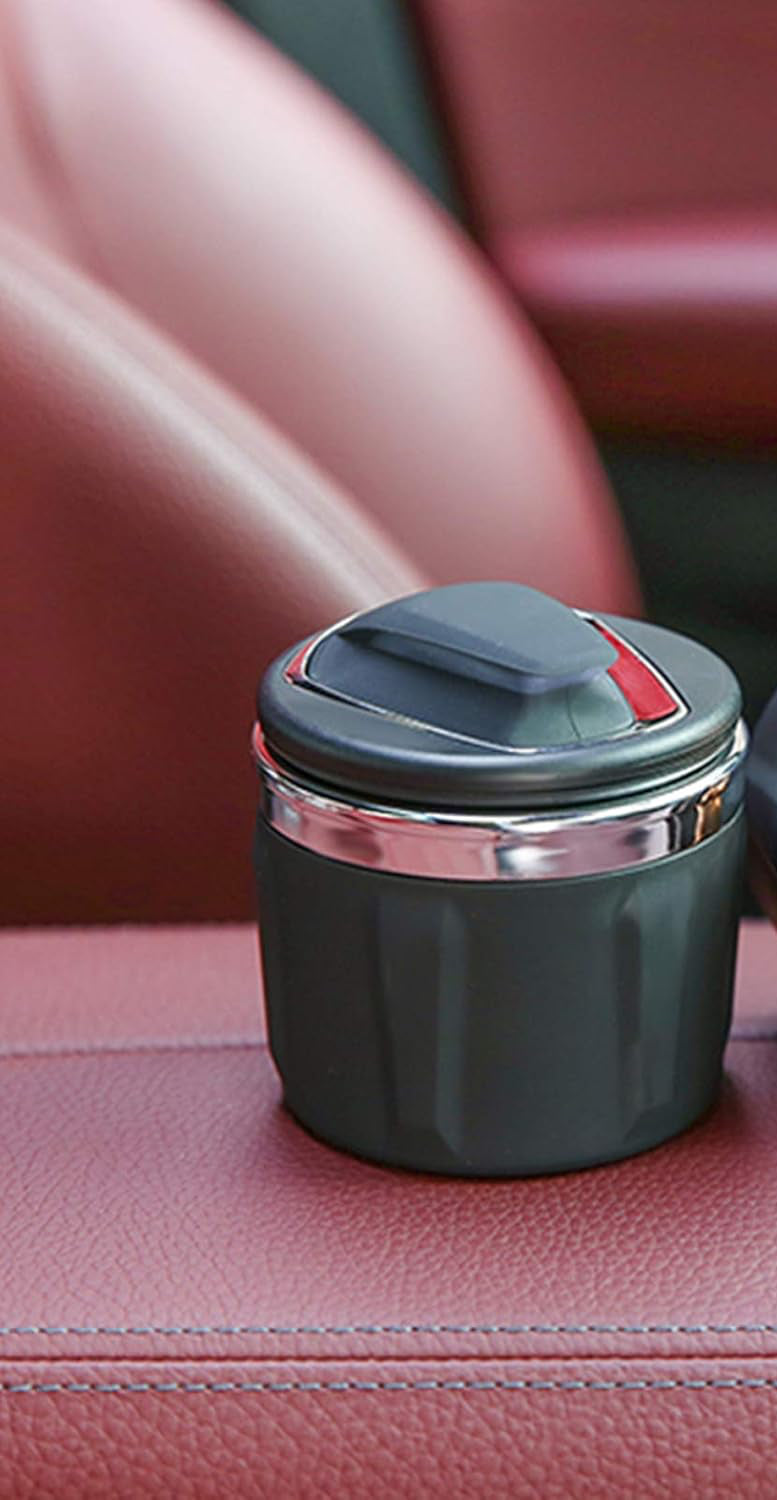 Heat-resistant premium ash holder with a modern finish – by TechCarHome.com.