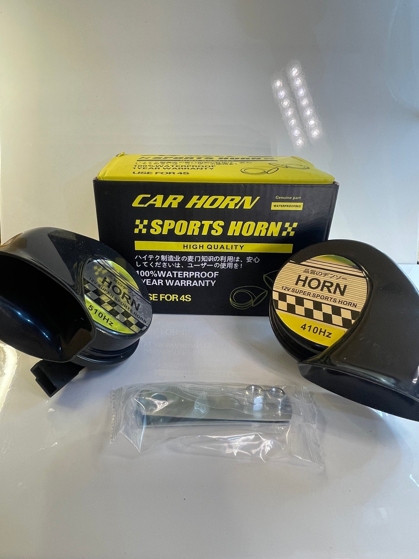 MARUKO Sports Snail Horn – Super Loud 510Hz 12V for Car & Motorcycle
