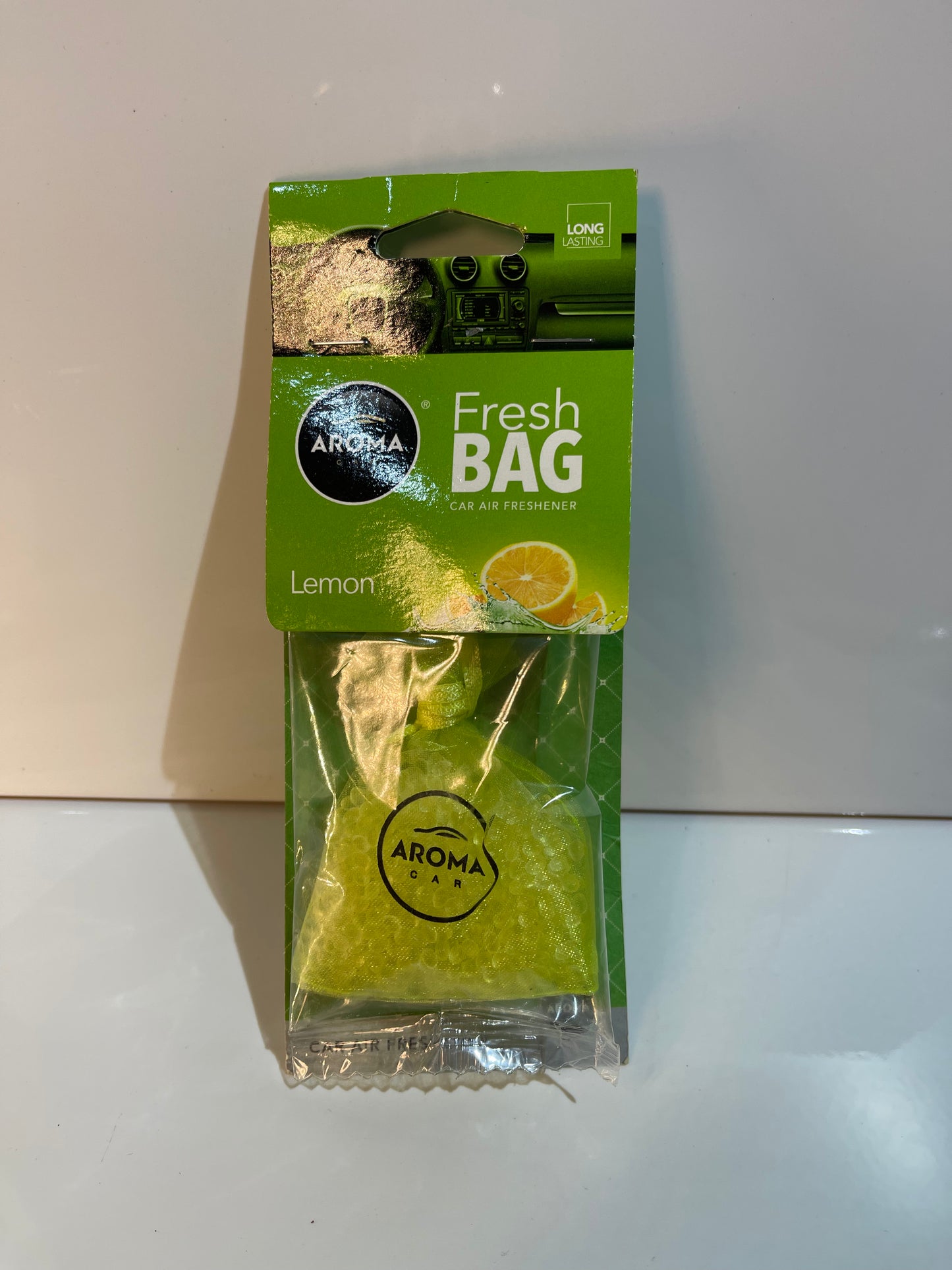 Lemon: Aroma Bubble Bag Car Air Freshener – Lemon Scent | Fresh & Long-Lasting Aroma