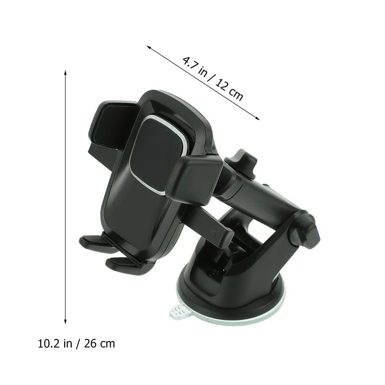Military-Grade Hands-Free Car Phone Holder on Dashboard