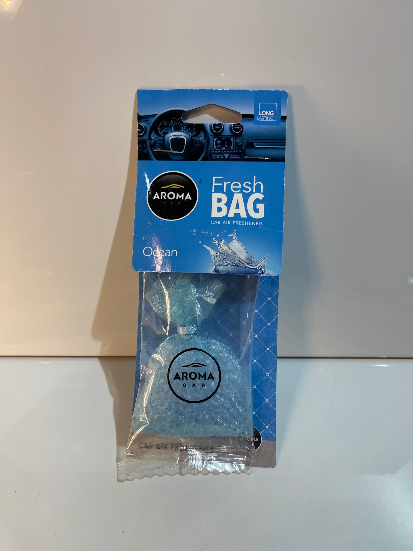 Ocean: Aroma Bubble Bag Car Air Freshener – Ocean Scent | Fresh & Clean Aroma