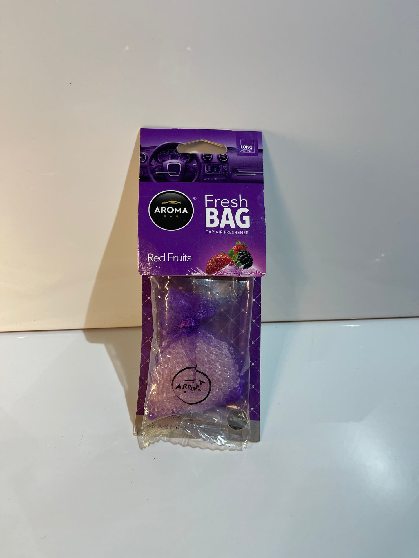 Red Fruits: Aroma Bubble Bag Car Air Freshener – Red Fruits Scent | Sweet & Inviting Aroma