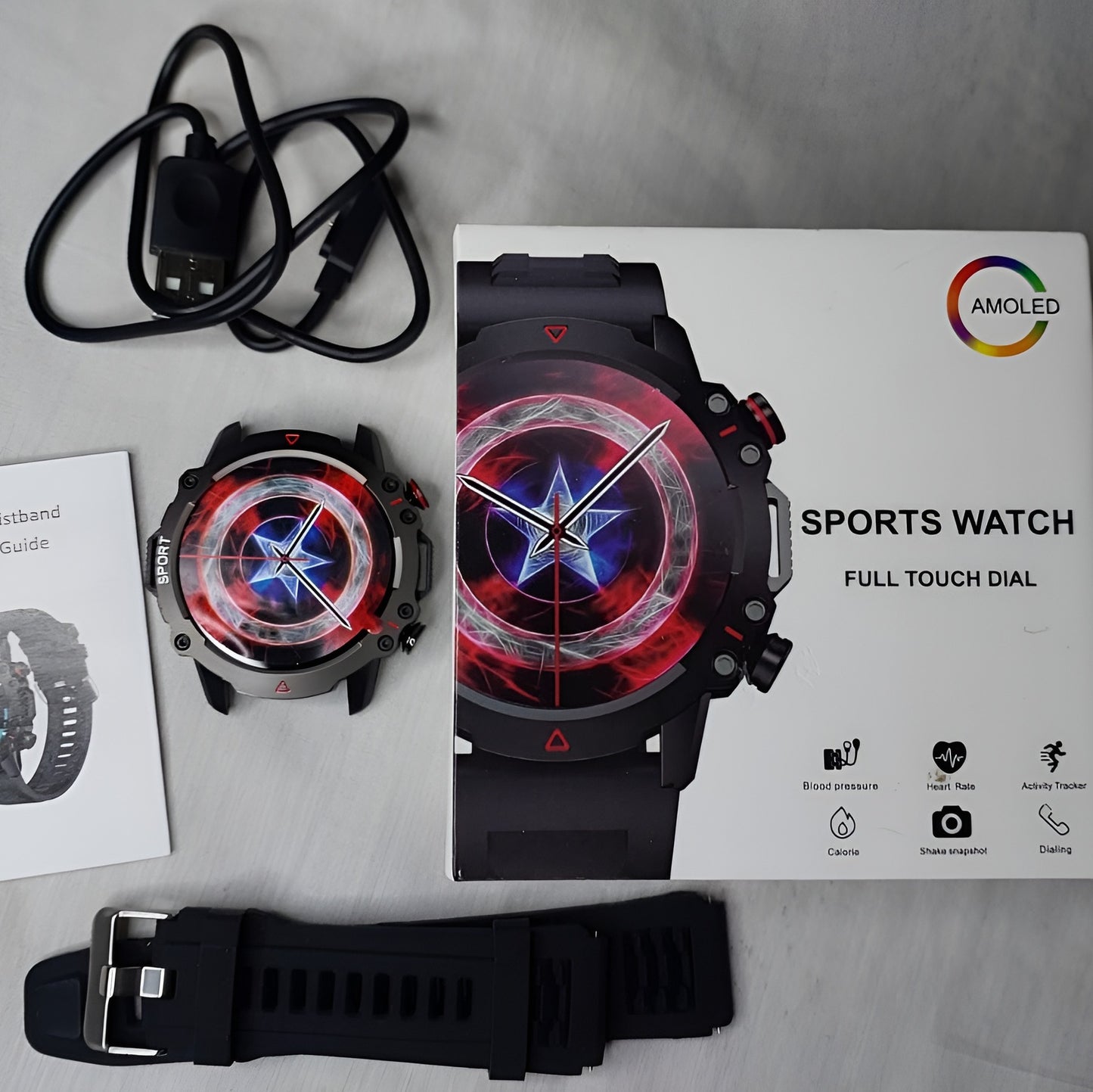 Sports Watch TF10 – Pro Smartwatch with Fitness Tracking Features