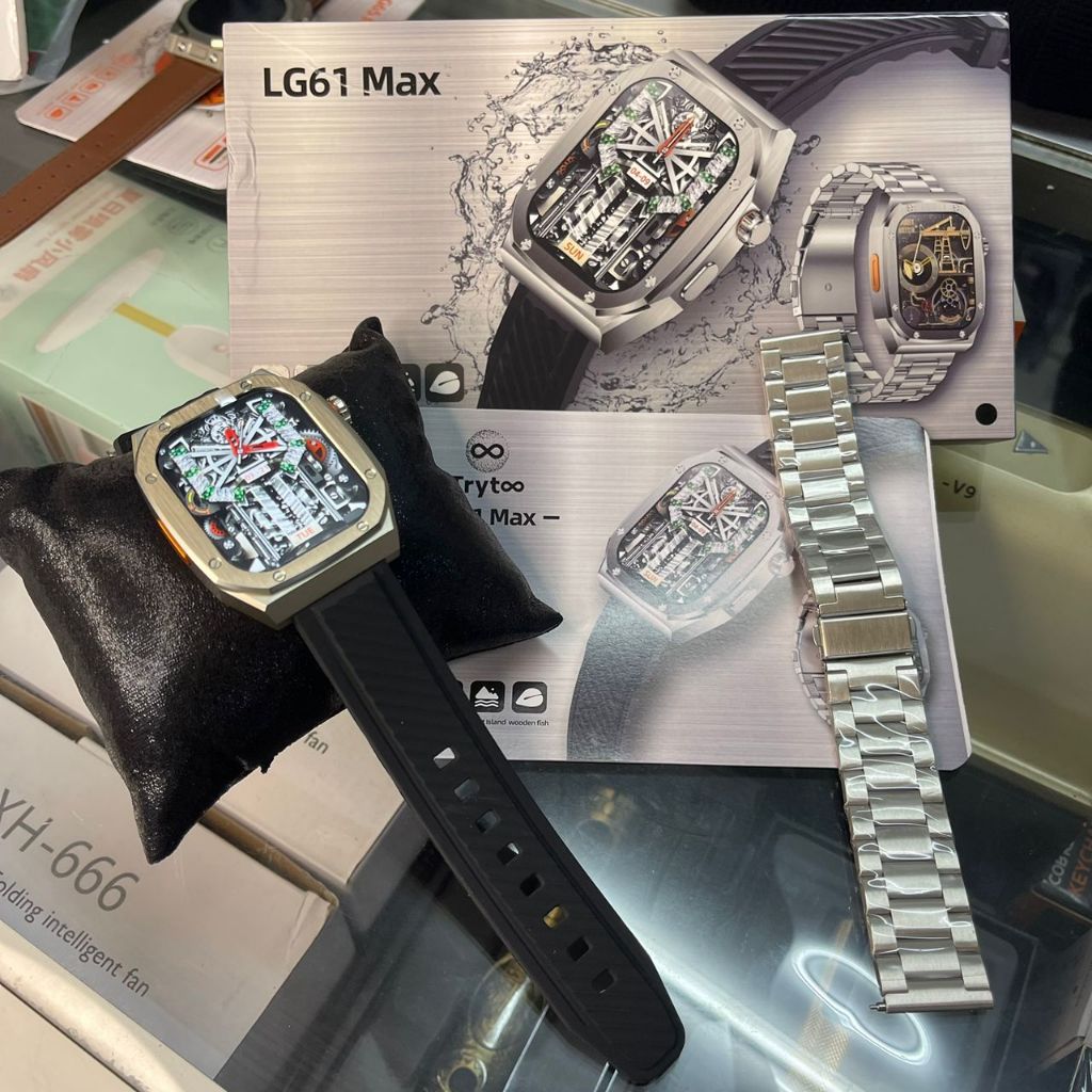 Stylish LG61 Max Smart Watch with 100+ Sport Modes