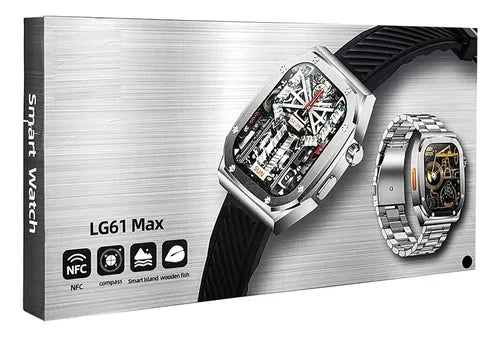 Stylish LG61 Max Smart Watch with 100+ Sport Modes