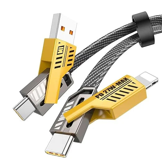 (orignal) 4 in 1 65W -Fast Charging- USB To Type C PD Cable - Fast Charging