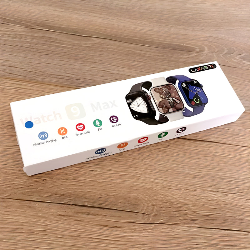 Watch 9 Max Smart Watch Display Showing Heart Rate Monitoring