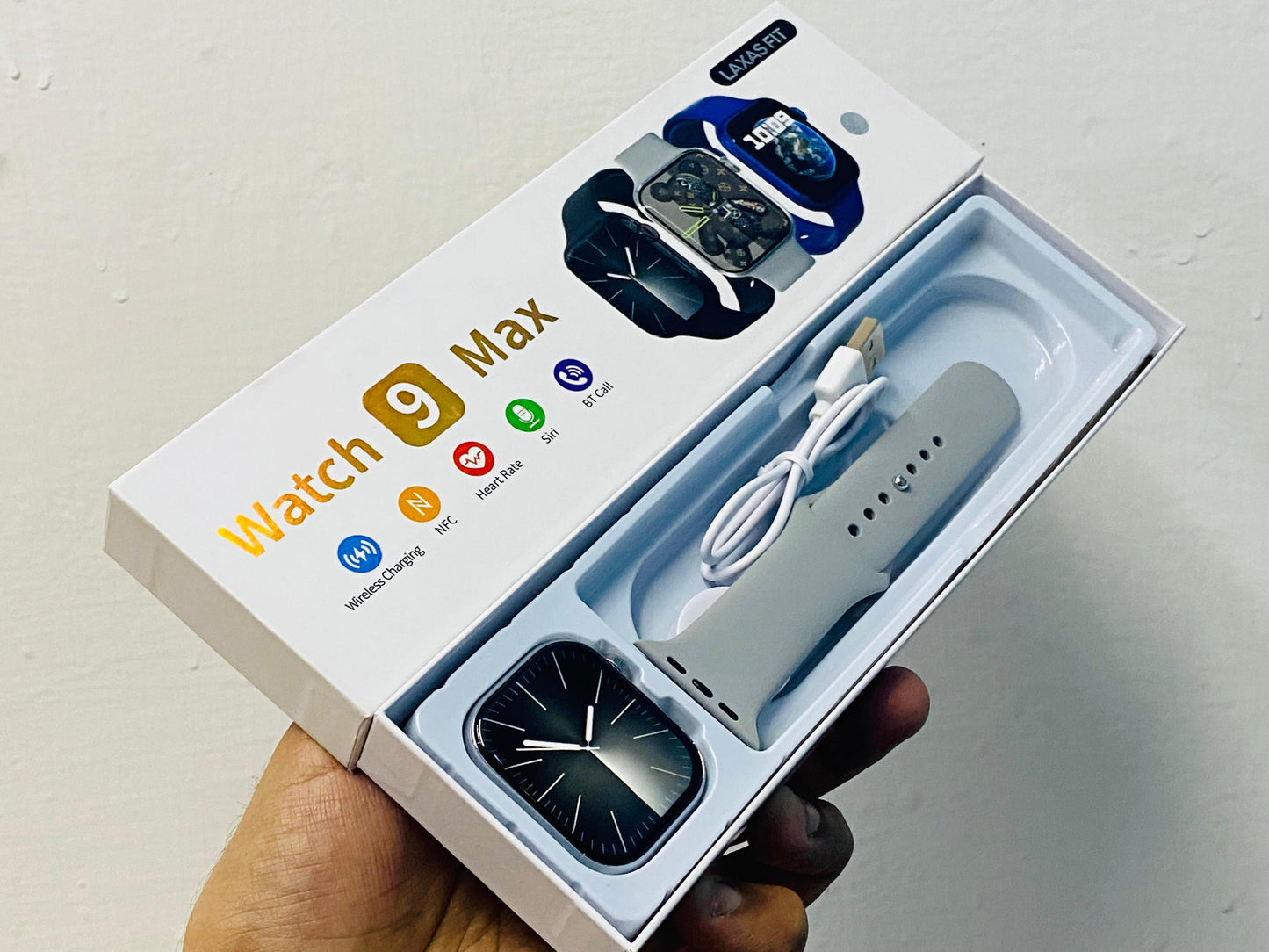 Watch 9 Max Smart Watch with NFC and Siri Voice Assistant