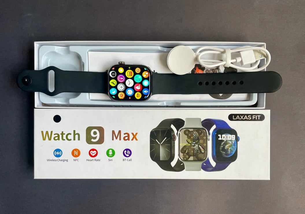 Watch 9 Max Smart Watch with Wireless Charging Feature