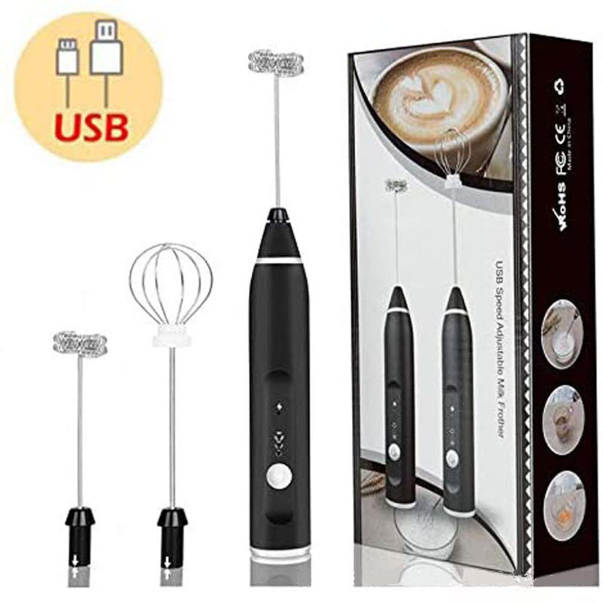 Coffee & Milk Frothe-Automatic 2-in-1 USB Rechargeable