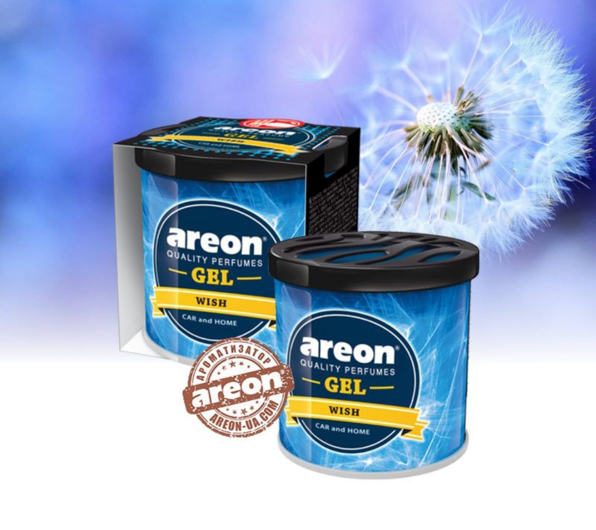 Areon Gel Car Perfume – WISH – Perfume Gel