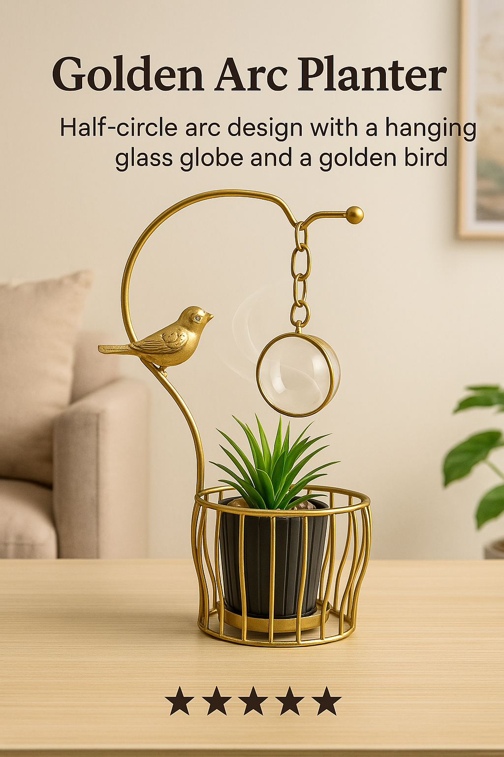Golden Arc Planter