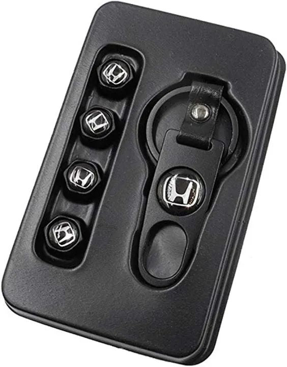 Air Caps -Tire Nozzles Plus Key Chain - Toyota,Honda,Suzuki