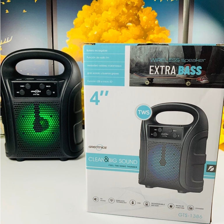 image of gts-1386 wireless speaker by techcarhome.com