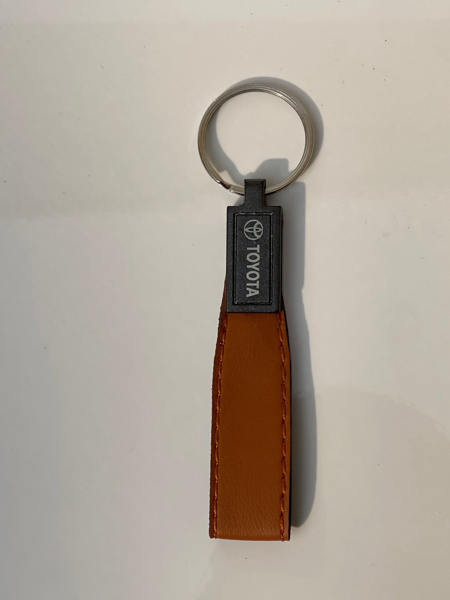 image of premium quality keychain with logo on toyota