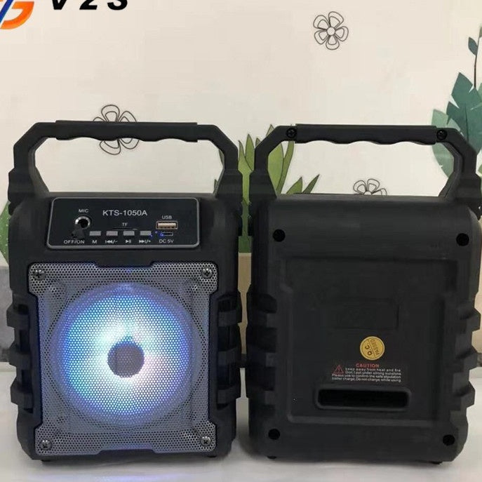 image of kts 1080 speaker front side and back side
