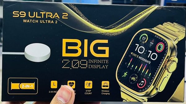 Close-up of S9 Ultra 2 Smart Watch Display