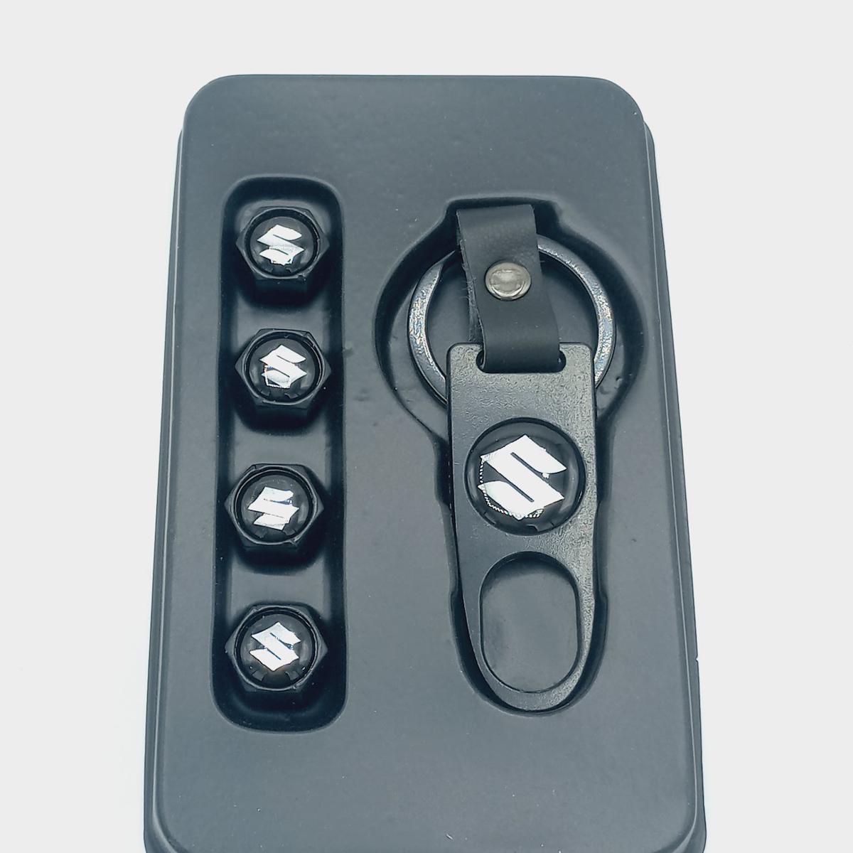 Air Caps -Tire Nozzles Plus Key Chain - Toyota,Honda,Suzuki