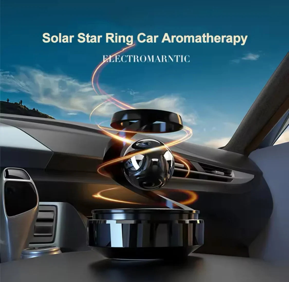 Solar Car Perfume Diffuser TechCarHome