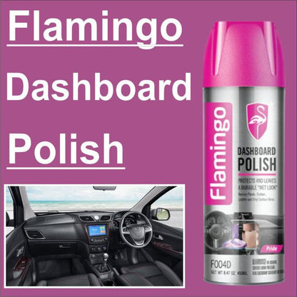 Flamingo Dashboard Polish 450ml – Shine & Protect Your Interior