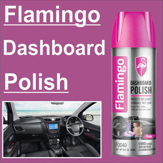 Flamingo Dashboard Polish 450ml – Shine & Protect Your Interior