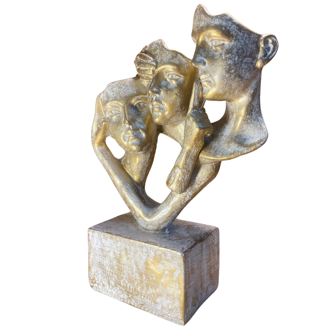 Vintage Gold Figurine
