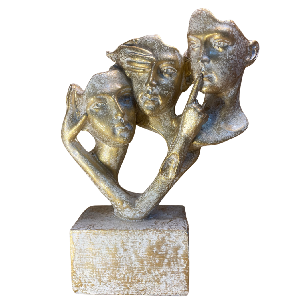 Vintage Gold Figurine