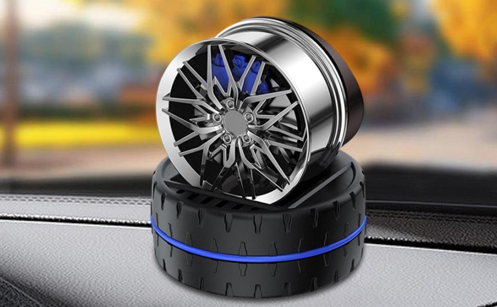 Premium Quality - Speed Wheel Hub Solar Car Perfume – Rotating Fragrance Diffuser Air Freshener