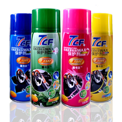 7CF Leather & Tyre Wax, Car Polish, and Dashboard Cleaner