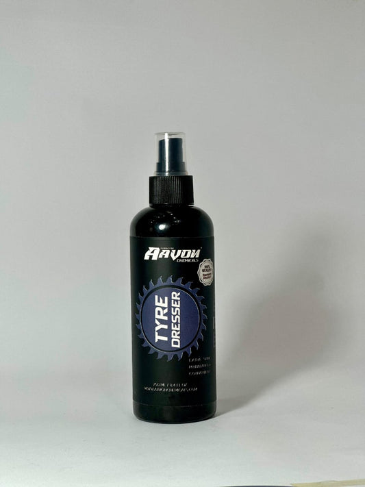 Aavon Chemicals Tyre Dresser bottle on a plain white background – available at Tech Car Home.