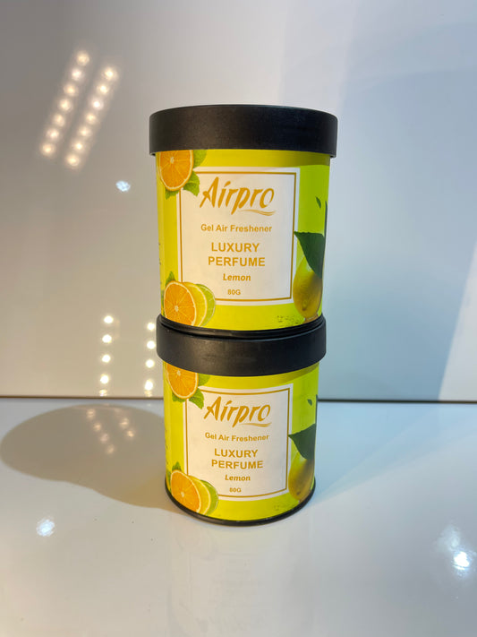 Airpro Gel Air Freshener Can – Lemon Scent | Zesty and Refreshing Aroma by techcarhome.com