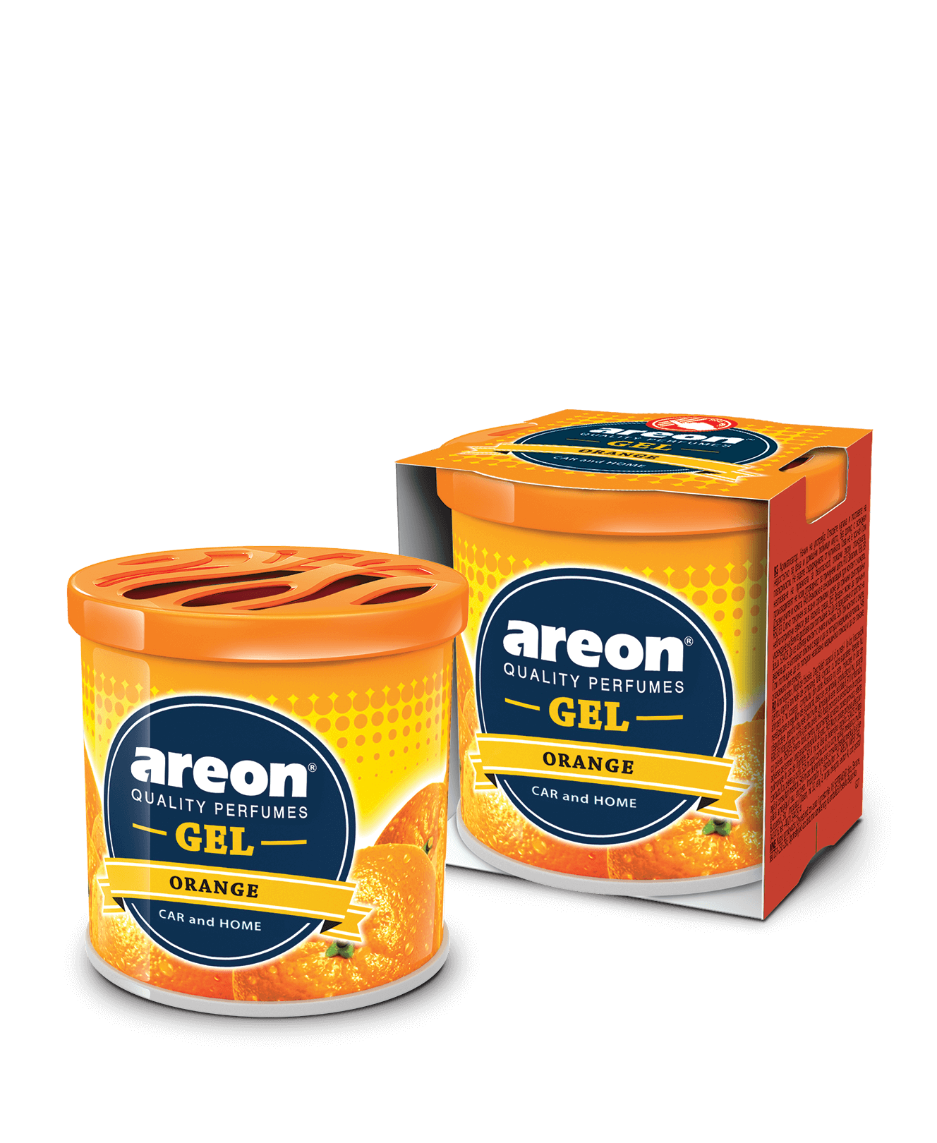 Areon Gel Orange car air freshener TechCarHome