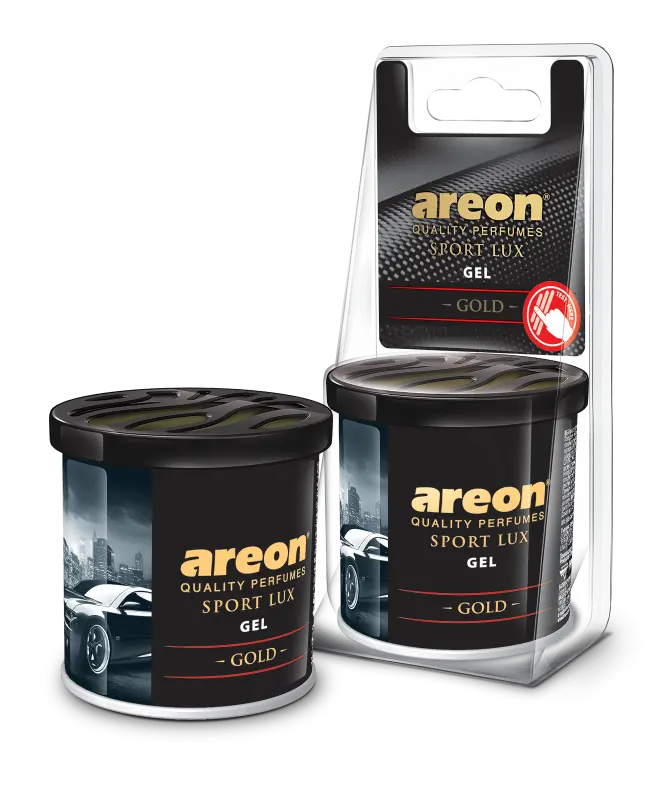 Areon Gel Sport Lux Gold car air freshener TechCarHome