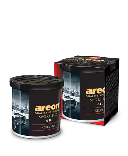 Areon Gel Sport Lux Silver car air freshener TechCarHome