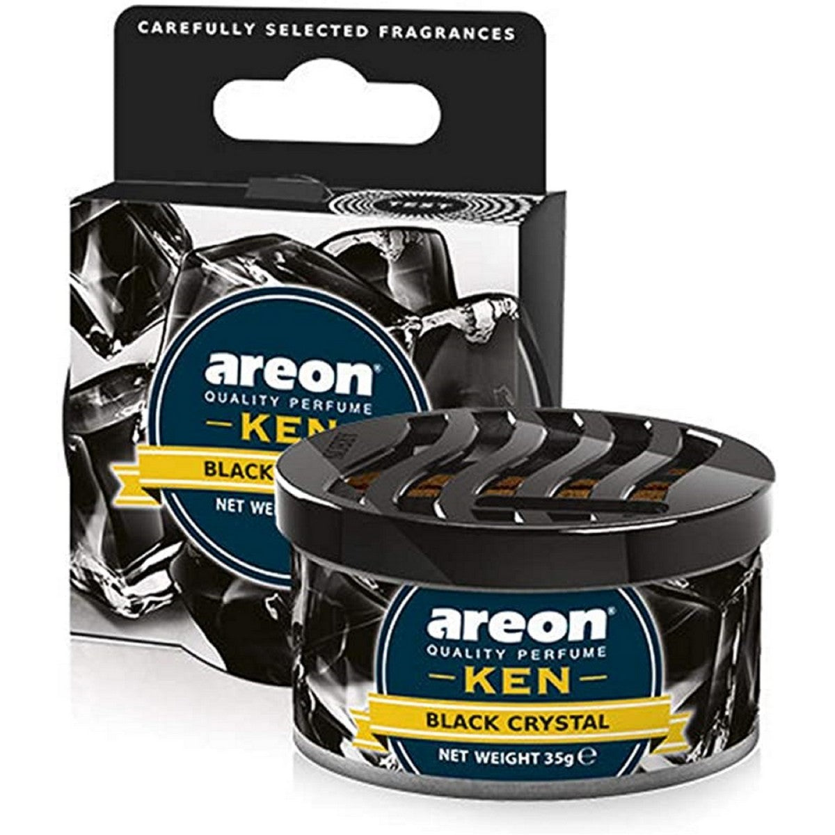 Areon Ken Black Crystal – premium long-lasting automotive fragrance from TechCarHome
