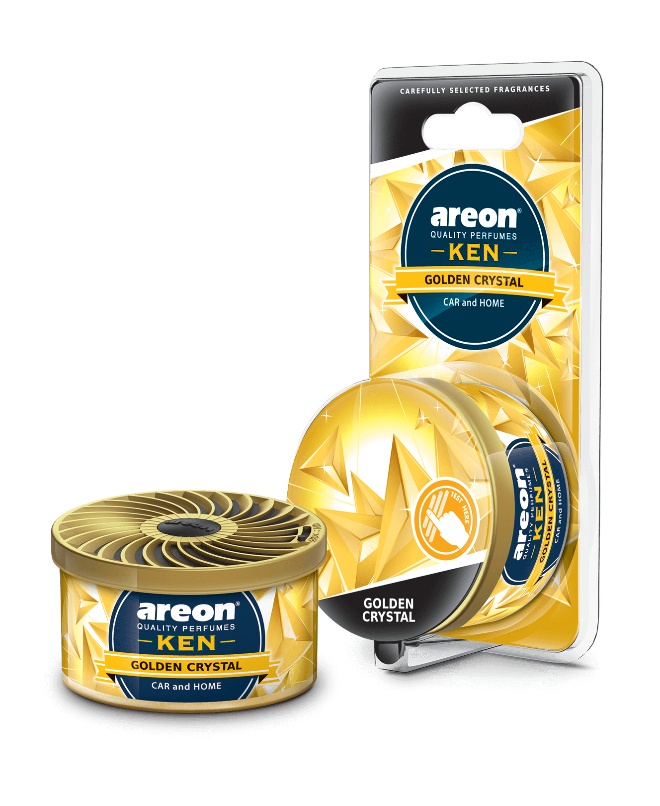 Areon Ken Golden Crystal – luxury long-lasting car fragrance from TechCarHome
