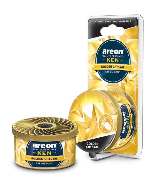 Areon Ken Golden Crystal – luxury long-lasting car fragrance from TechCarHome
