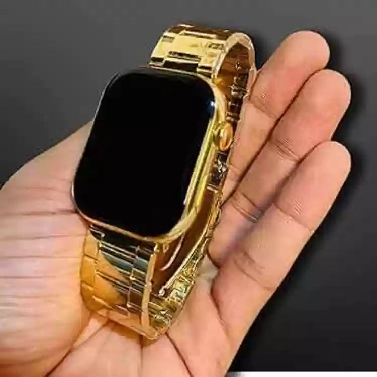 Close-up of S9 Ultra Max Smart Watch with Laxas Fit and Premium Features