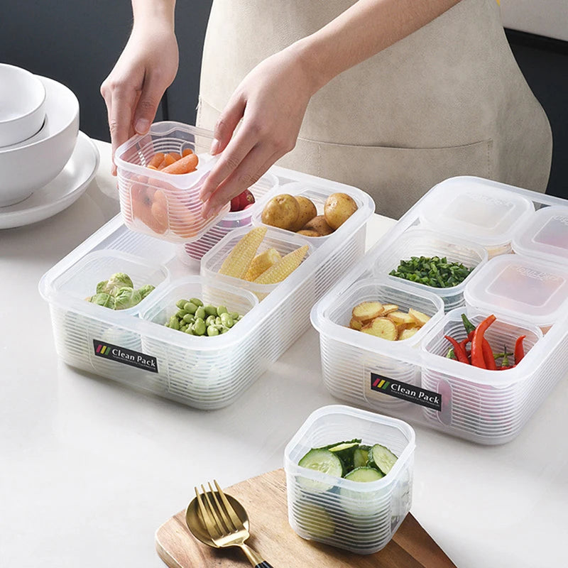 image of Multi-Purpose Food Containers - Container with lid on